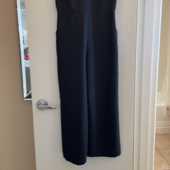 Avec Le Fille Black sleeveless fitted Jumpsuit Sz0 - Picture 5 of 13